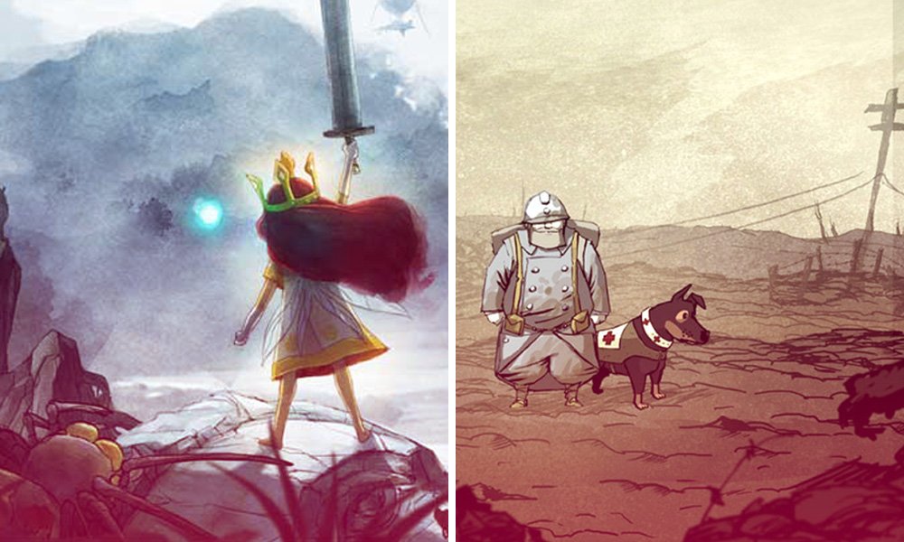 Child of Light y Valiant Hearts