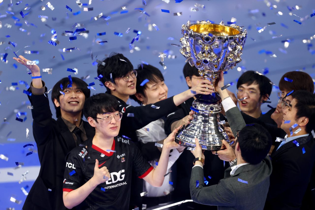 EDG Campeones del campeonato mundial del LOL