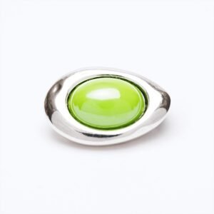 Accessorio pietra Moonlight argento — verde pistacchio