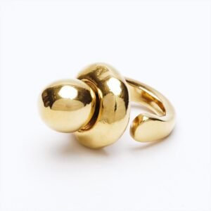 Anello Versatile oro — Sfera in metallo