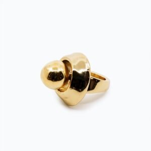 Anello Versatile oro — Sfera in metallo