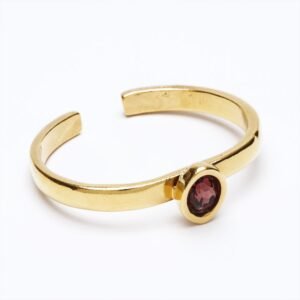 Bracciale Bohemian rigido borgogna scuro