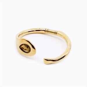 Bracciale Bohemian rigido miele goccia