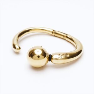 Bracciale Versatile linea Bold oro — Sfera in metallo