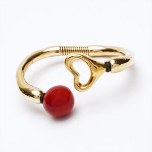 Bracciale Versatile Thin doppio accessorio oro — Cuore