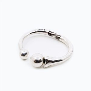 Bracciale Campana Versatile linea Thin argento — Sfera in metallo