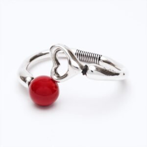 Bracciale Versatile Thin doppio accessorio argento — Cuore