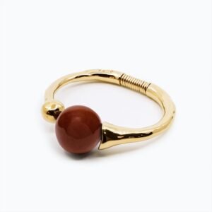 Bracciale Campana Versatile linea Thin oro — marrone chiaro