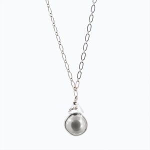 Collana Campana Versatile linea Bold argento — Sfera in metallo