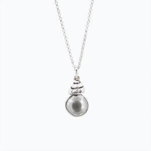 Collana Campana Versatile Thin argento — Sfera in metallo