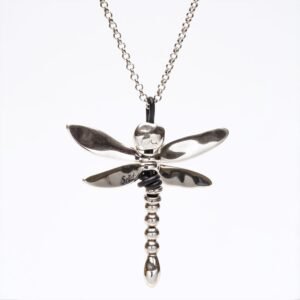 Collana Dragonfly rolò argento