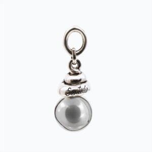 Orecchini Campana Versatile argento — Sfera in metallo
